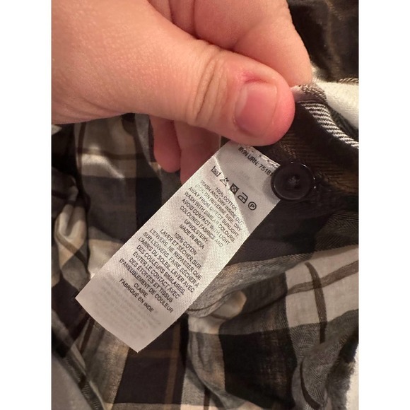 FRENCH Connection‎ Women's Soft Plaid Button Down Shirt - Size M - Picture 5 of 5